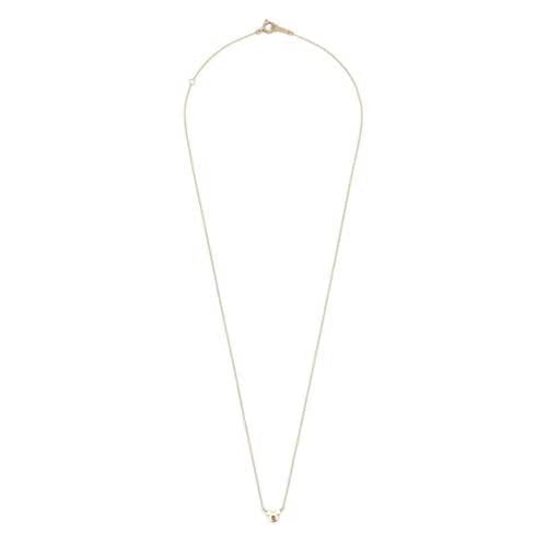 Mickey Mouse Brown Diamond Necklace - 10K Yellow Gold