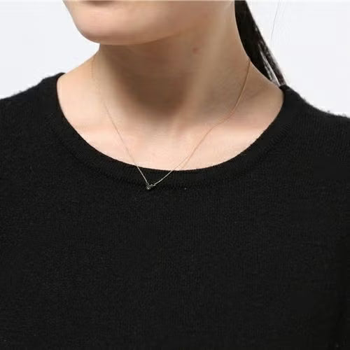 Mickey Mouse Brown Diamond Necklace - 10K Yellow Gold