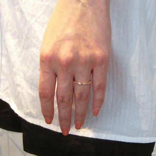 Mickey Mouse Love Ring M - Black (Ring & Matching)