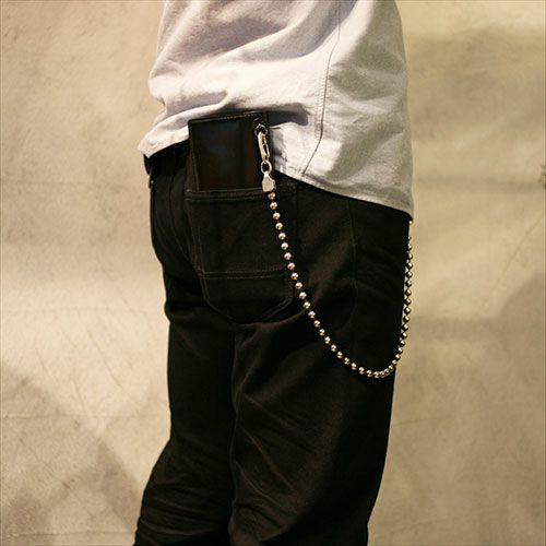 Type AB Ball Wallet Chain NEW TYPE (Blood Type) -Silver 925-