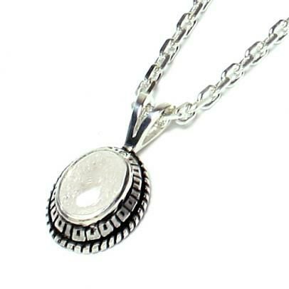 Crushed Zirconia 0010 Hybrid College Necklace