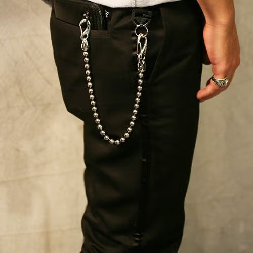 Ball Wallet Chain - Silver 925-