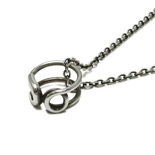 Safety Pin Necklace / Matching Necklace - Silver
