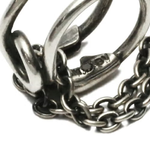 Safety Pin Necklace / Matching Necklace - Silver