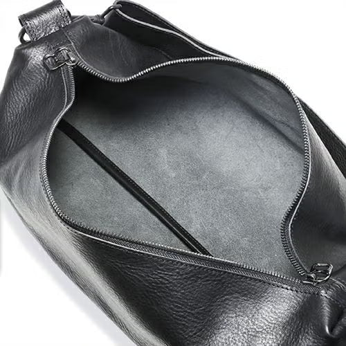 Arizona Leather One Shoulder Bag L - Black