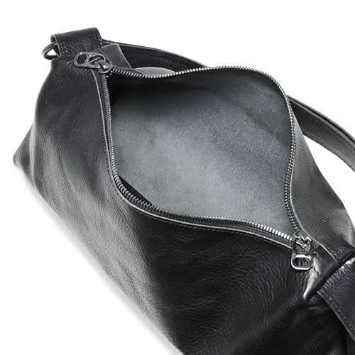 Arizona Leather One Shoulder Bag M - Black
