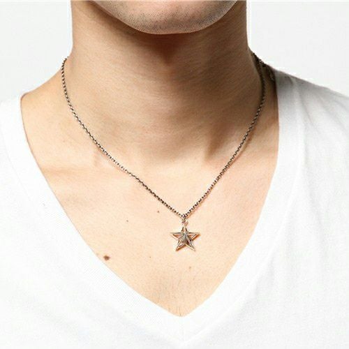 Skeleton Star Stud Necklace