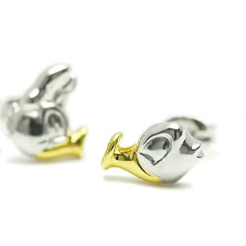 唐纳德和黛西亲吻耳环/亲吻耳环(双耳)