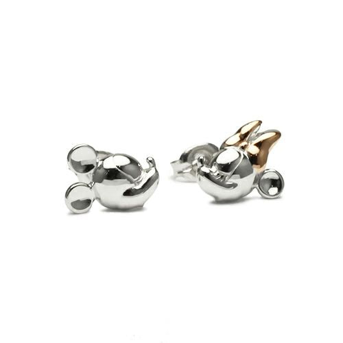 米奇和米妮亲吻耳环/亲吻耳环(双耳)