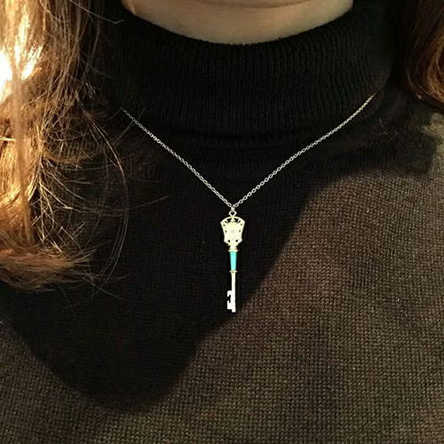 Snow White with the Red Hair Key Necklace