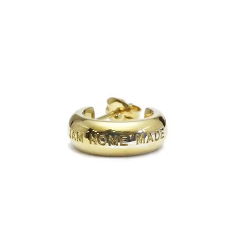 Round-Profile Earring - Gold / Single Ear