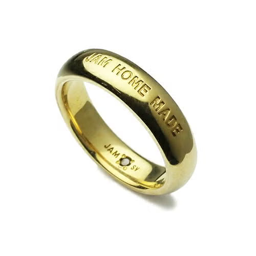 Round-Profile Ring (Size M) - Gold