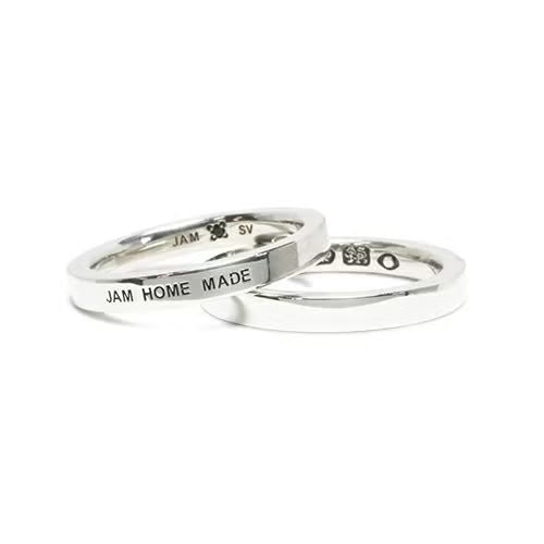 Flat Double Diamond Ring (Size M) - Silver