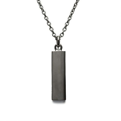 PMA Plate Necklace - Black