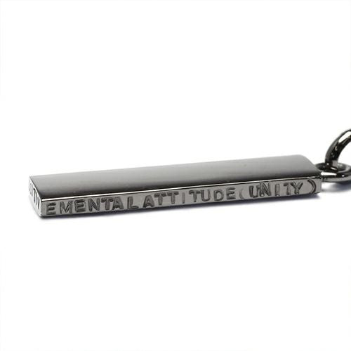 PMA Plate Necklace - Black