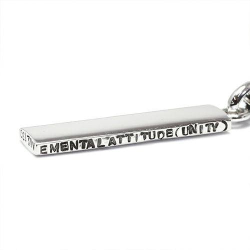 PMA Plate Necklace - Silver