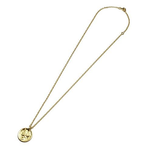 Vintage Mercury Coin Necklace - Gold