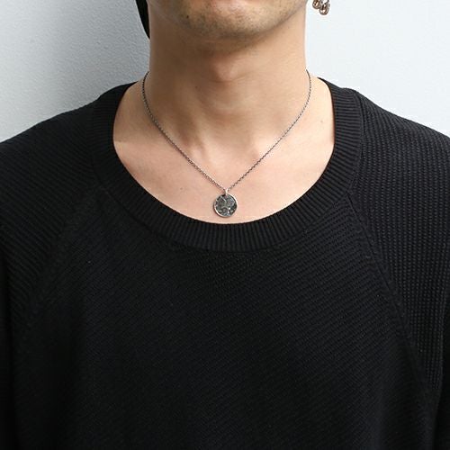 Vintage Mercury Coin Necklace - Silver