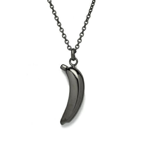 "Sonna Banana" Necklace M - Black