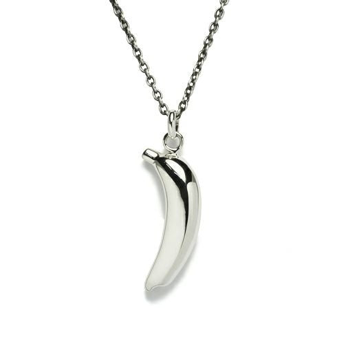 "Sonna Banana" Necklace M - Silver