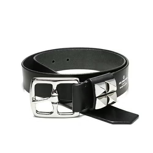 POST Plain Studded Belt -DOUBLE-