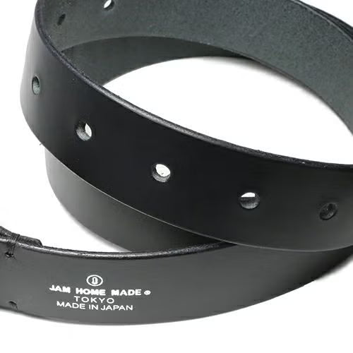 POST Plain Studded Belt -DOUBLE-