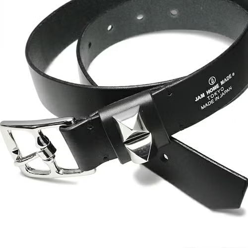 POST Plain Studded Belt -SINGLE-