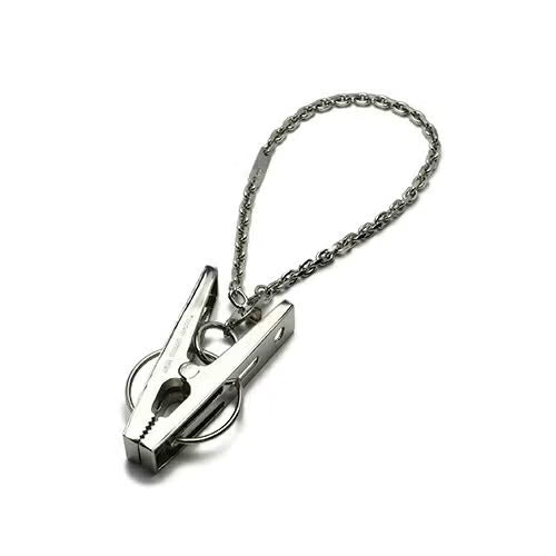 Anarchy Clothespin Glove Holder -Metal (Brass)/Keychain