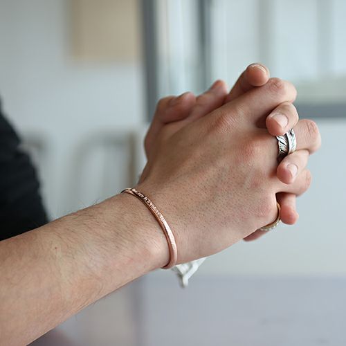 Star Wars™ Introduction Message Bangle - Pink Gold