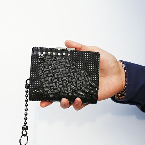 Inden - Inden-ya Birthstone Bifold Wallet/Clasp Bill Wallet, Yamanashi, Camouflage Pattern / Medium Wallet