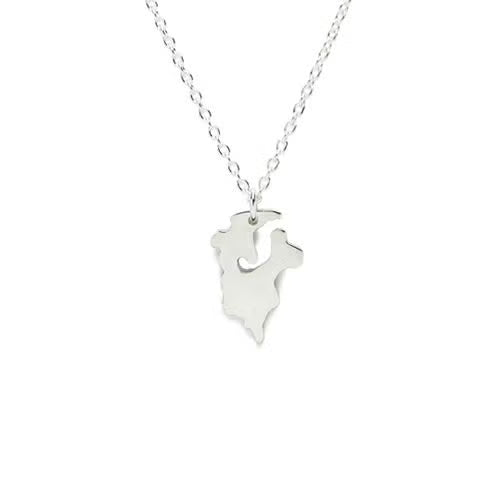 Japan Map Necklace - 47 Prefectures