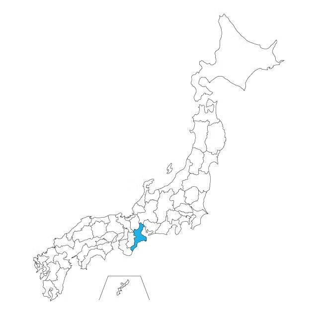 Japan Map Necklace - 47 Prefectures