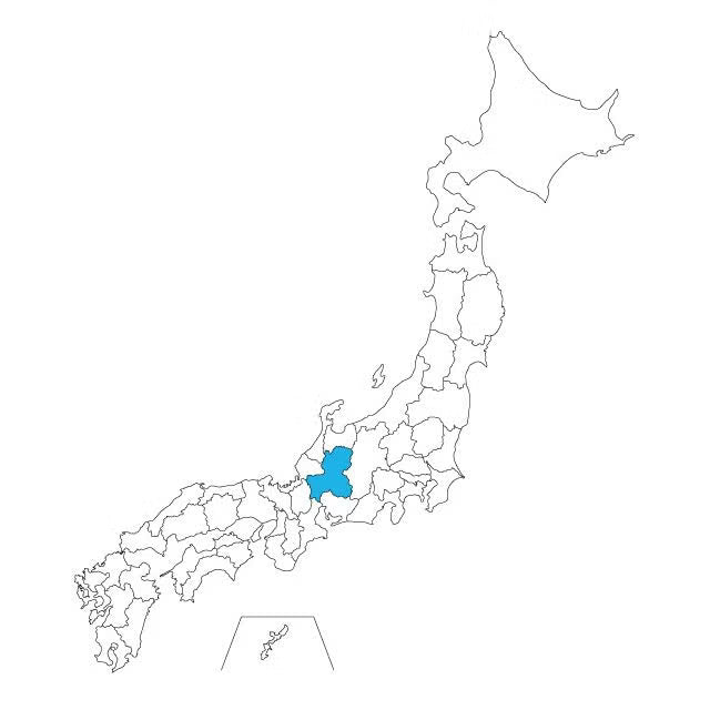 Japan Map Necklace - 47 Prefectures
