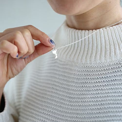 Japan Map Necklace - 47 Prefectures
