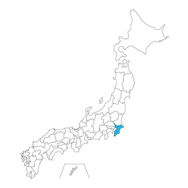 Japan Map Necklace - 47 Prefectures