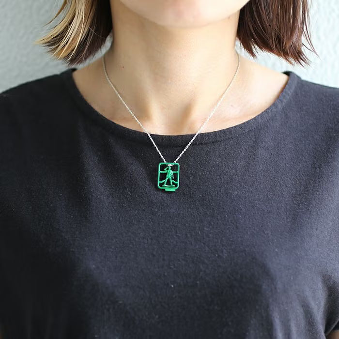 TOYSTORY Green Army Men Necklace