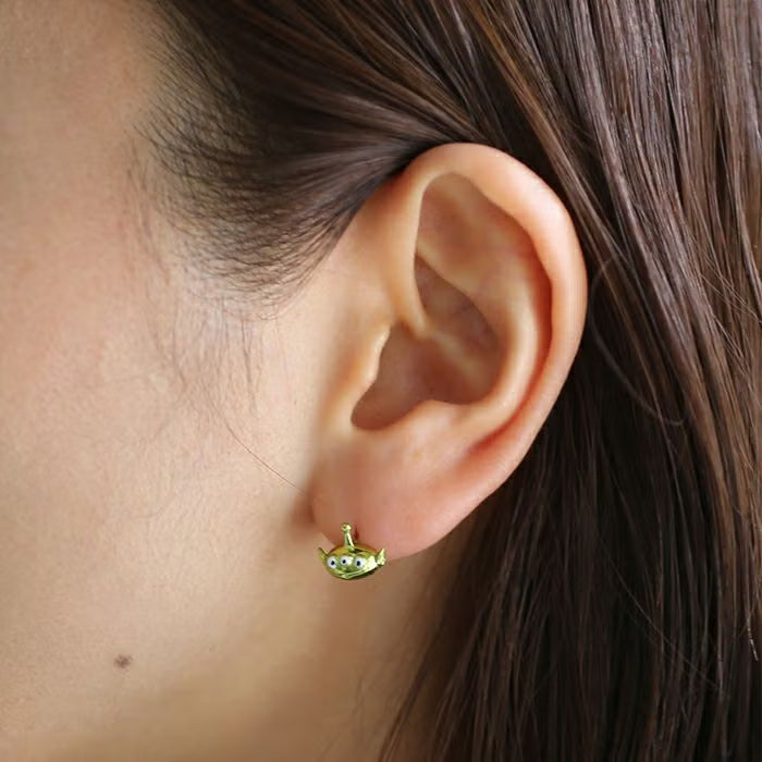 TOYSTORY Little Green Men Green Earrings (Single Ear)