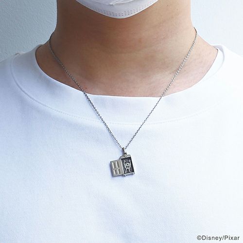 Monsters, Inc. Door Mike Necklace - Silver