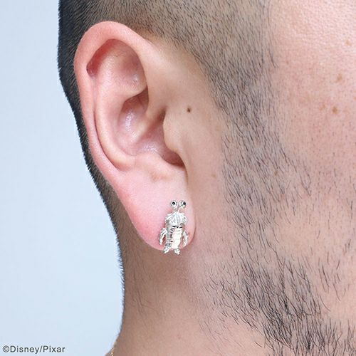 《怪獸公司》布布耳環 - 銀色/單耳