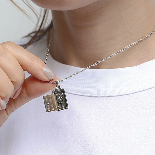 Monsters, Inc. Door Mike Necklace - Silver