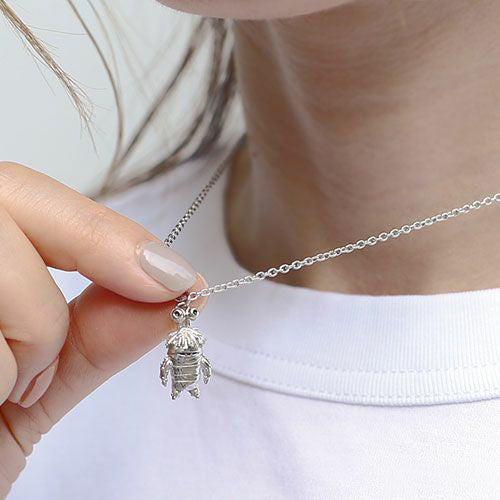 Monsters, Inc. Boo Necklace - Silver