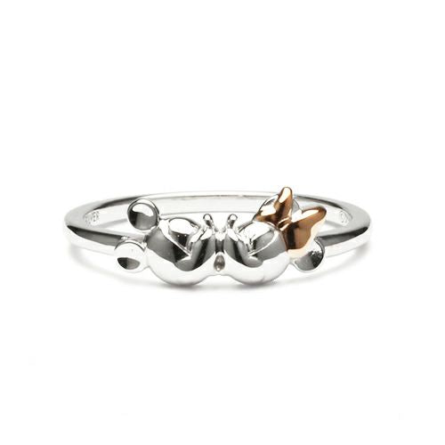 Mickey Mouse & Minnie Mouse Mwah Ring / Kiss Ring