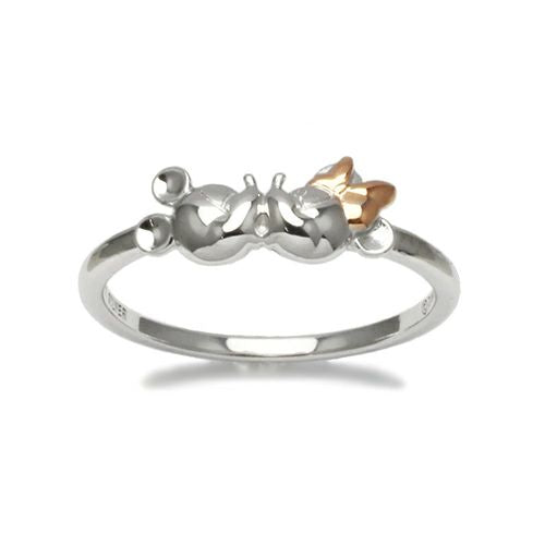 Mickey Mouse & Minnie Mouse Mwah Ring / Kiss Ring