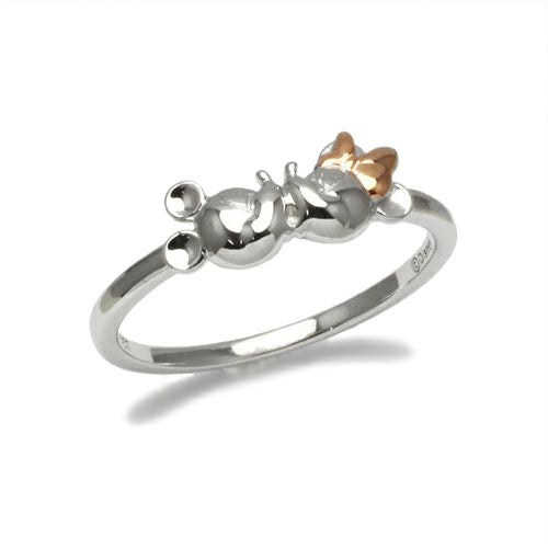 Mickey Mouse & Minnie Mouse Mwah Ring / Kiss Ring