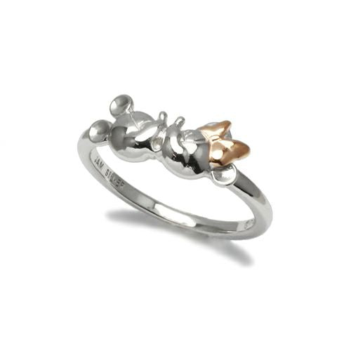 Mickey Mouse & Minnie Mouse Mwah Ring / Kiss Ring