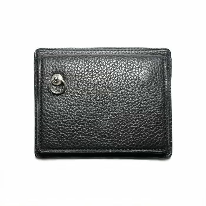 Cowhide Leather REIWA Compact Mini Wallet Eyelet Mini Wallet / Fragment Case