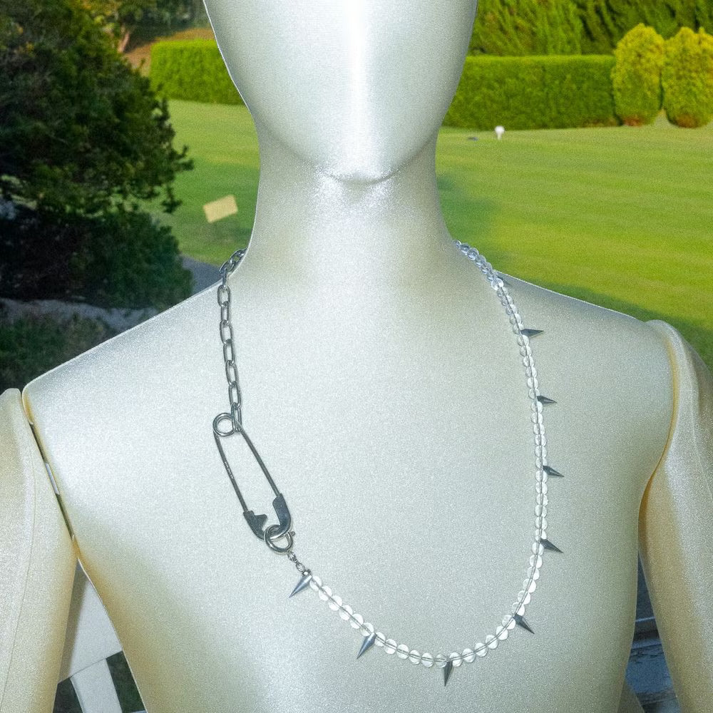 Crystal (Power Stone Grade) Riot Necklace & Wallet Chain L (8φ)