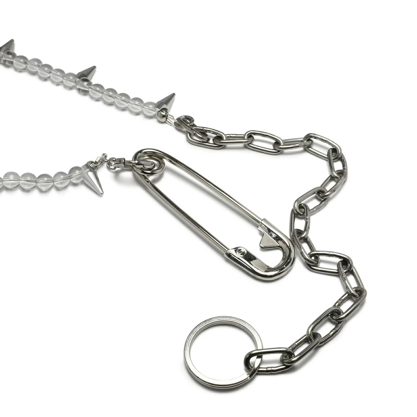 Crystal (Power Stone Grade) Riot Necklace & Wallet Chain M (6φ)