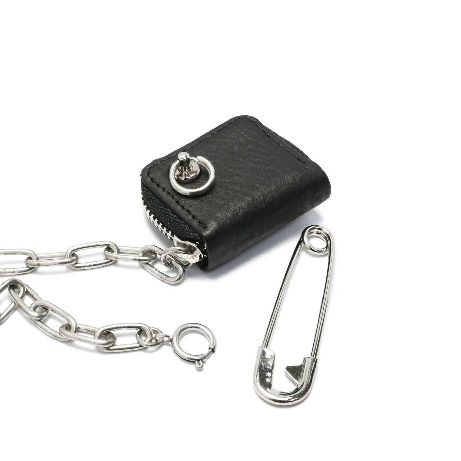 World's Smallest Leather Wallet Necklace/Wallet Chain