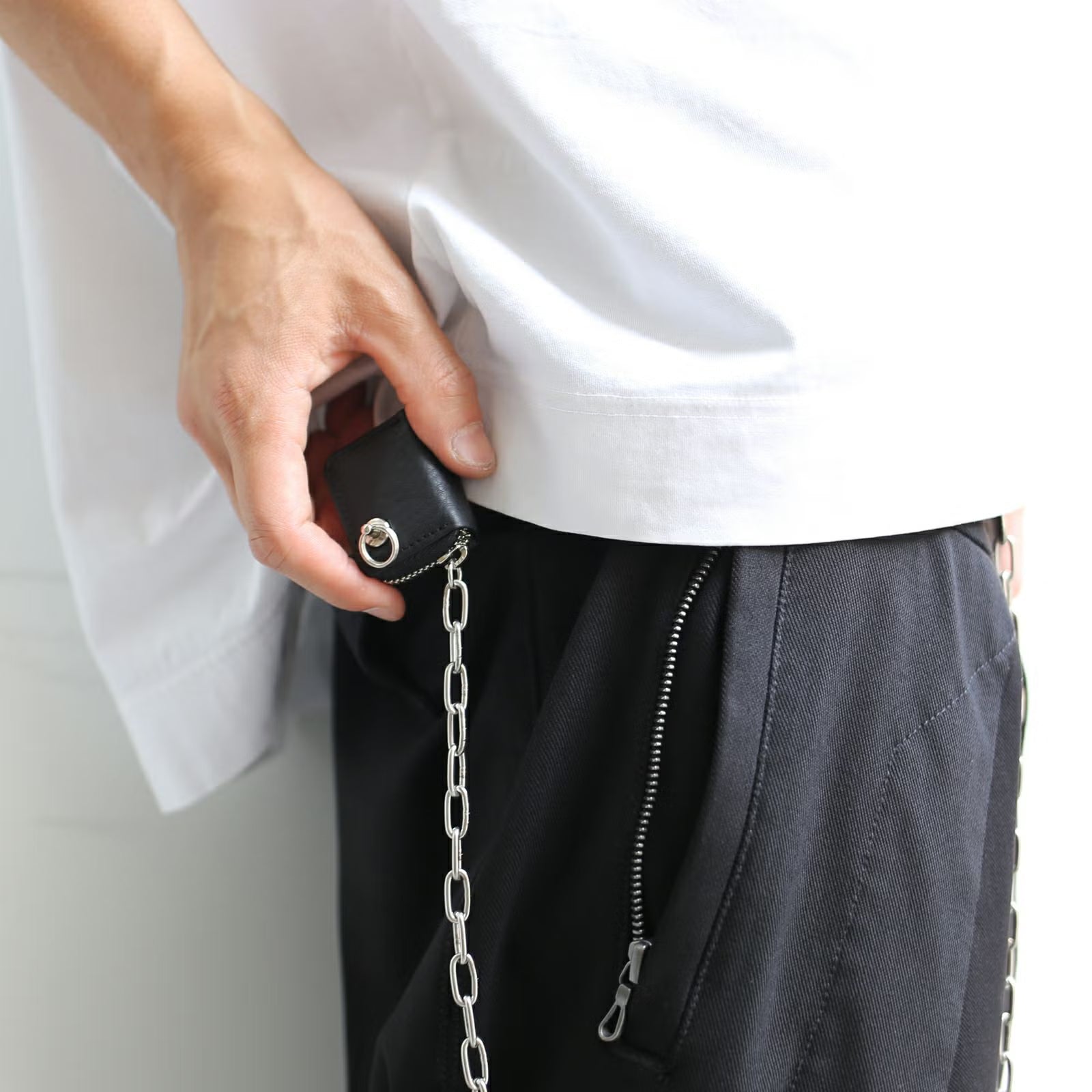 World's Smallest Leather Wallet Necklace/Wallet Chain